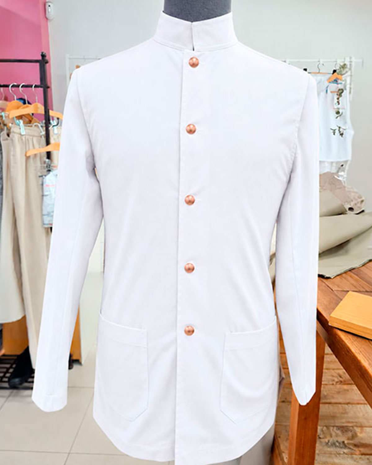 macro de chaquetillas de sala y guerreras